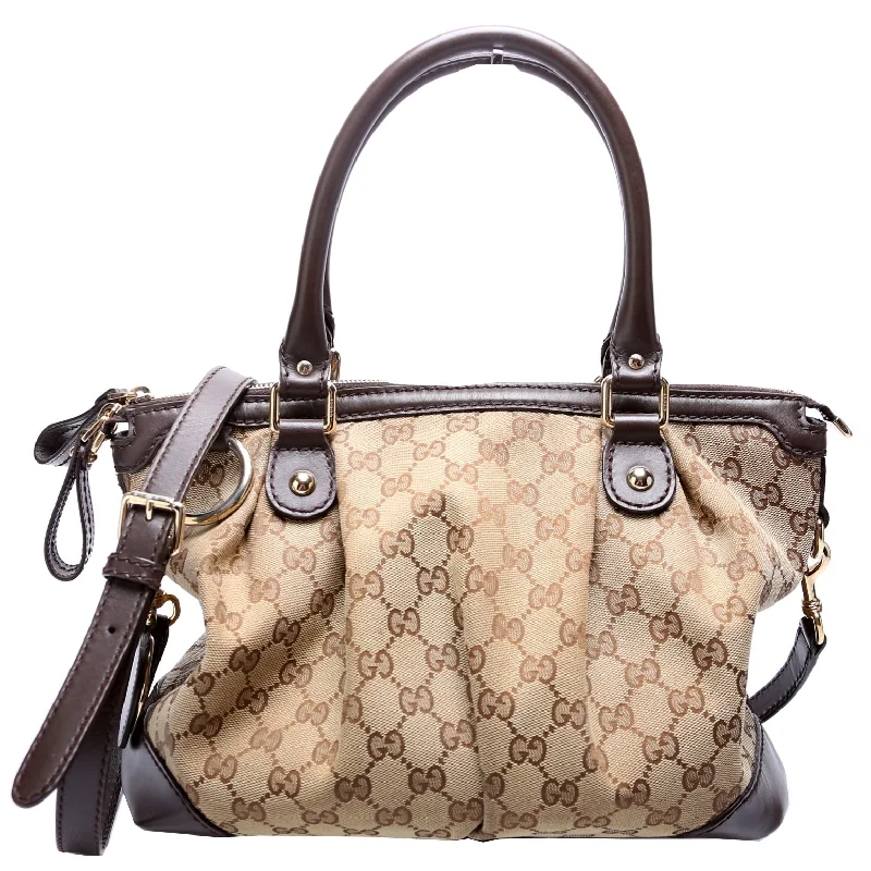 Gucci Dionysus bags for women with tiger - head claspsGucci Canvas Sukey Satchel 247902