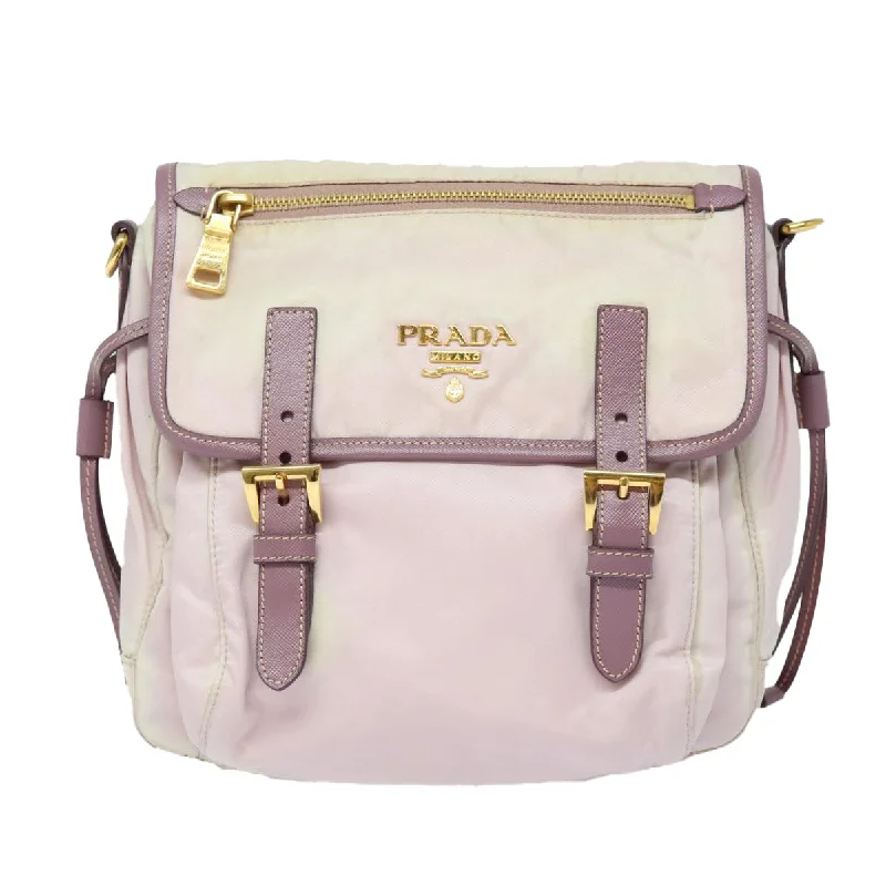 Prada crossbody bags with a keychain holder for practicalityPRADA Tessuto Shoulder Bag