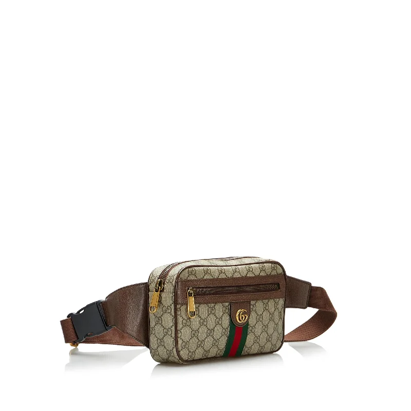 Ladies Gucci Dionysus bags in a pastel colorGucci GG Supreme Ophidia Belt Bag (SHG-njFGZw)