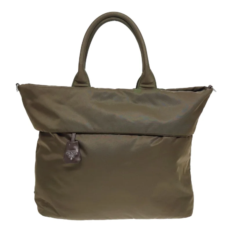 Ladies Prada Galleria bags with a textured leather surface for a more tactile lookPRADA Tessuto Tote