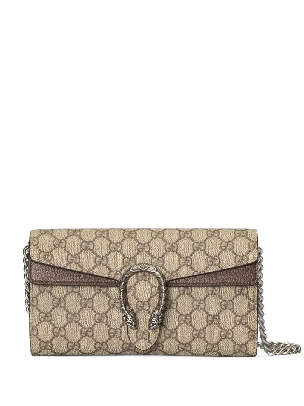 Ladies Gucci handbags with a detachable coin purse insideGucci Women Dionysus Small Shoulder Bag