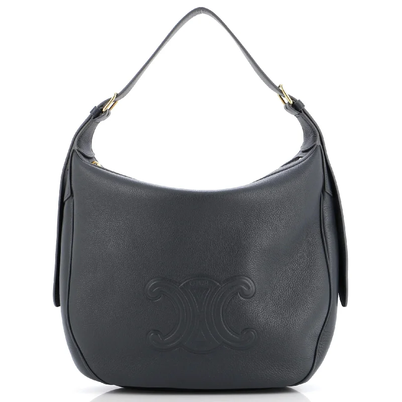 Prada Cleo bags with a snakeskin - effect panel for a bold and trendy lookHeloise Shoulder Bag Triomphe Embossed Leather