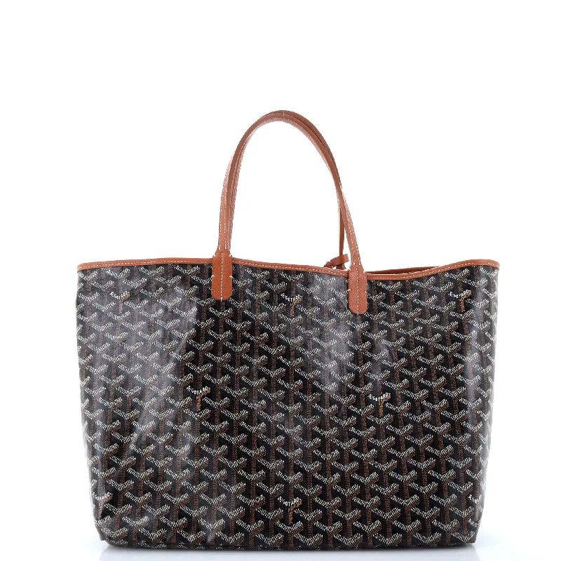 Prada handbags with a perforated leather detail for a unique and breathable designSaint Louis Tote Coated Canvas PM