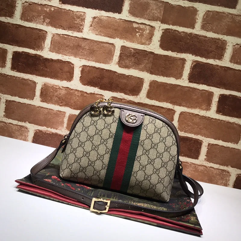 Women Gucci Sylvie bags with a crystal - embellished web stripeWF - Gucci Bags - 12800