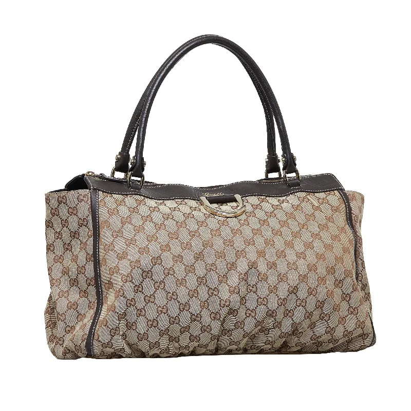 Ladies Gucci Dionysus bags with a chain - link shoulder strapGucci GG Canvas Abbey D-Ring Tote (i0gmim)