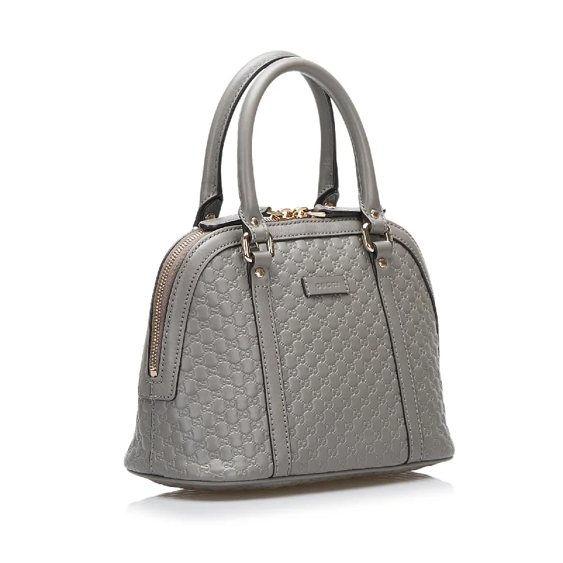 Women Gucci Sylvie bags with a leather - wrapped handleGucci Mini Microguccissima Dome Satchel (SHG-Iq6jBw)