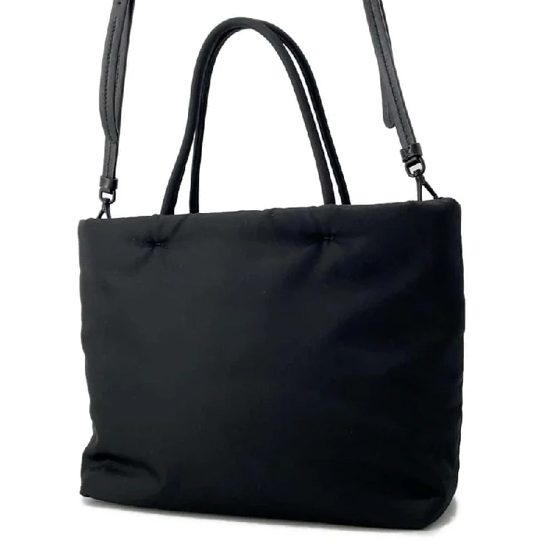 Ladies Prada Re - Edizione 2005 bags with a star - shaped charm for a playful touchPRADA 2way Tote Bag Black 1BA257 Nylon