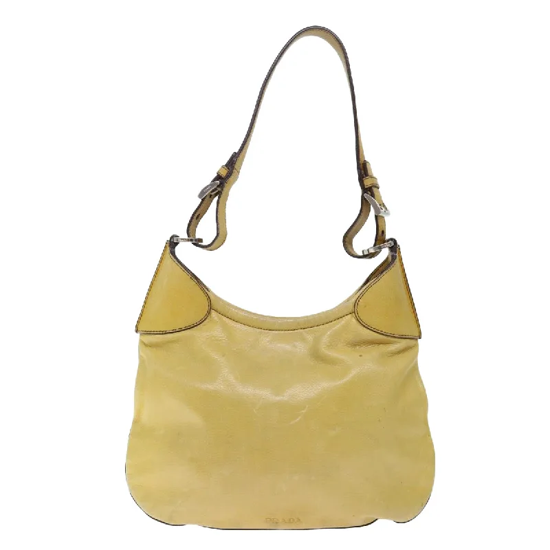 Prada bags with a zippered interior pocket for separating itemsPRADA Hobo Shoulder Bag