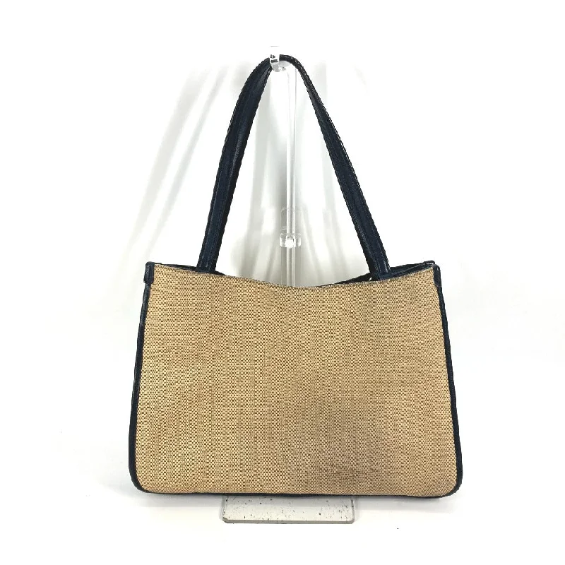 Women Gucci bags with a snap - button closure and a decorative charmGUCCI Tote Bag 623694 Canvas leather Beige x navy Japan limited 1955 Horsebit Women Used