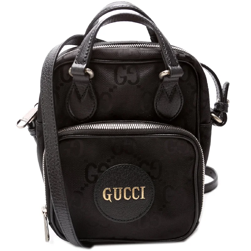 Gucci handbags for women with a metal - framed claspGucci Nylon Off the Grid Shoulder Bag 625850