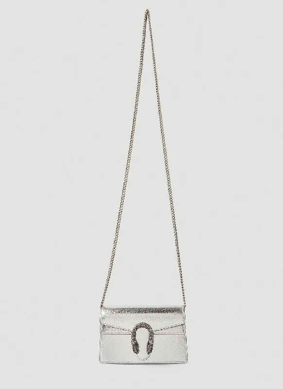 Ladies Gucci shoulder bags with a tassel decorationGucci Women Dionysus Mini Shoulder Bag