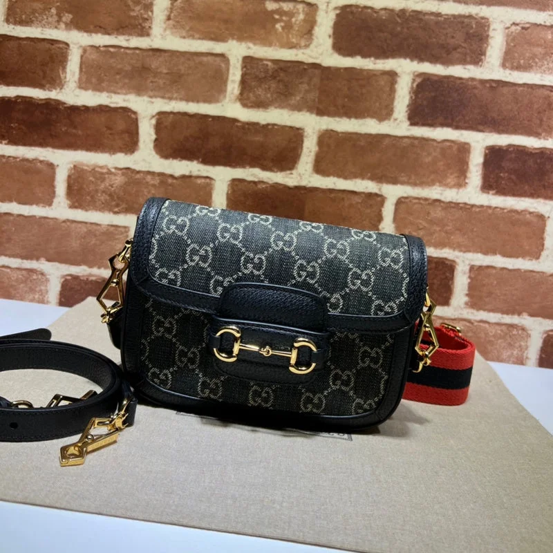 Women Gucci bags with a chain - link trim and a leather bodyWF - Gucci Bags - 12805