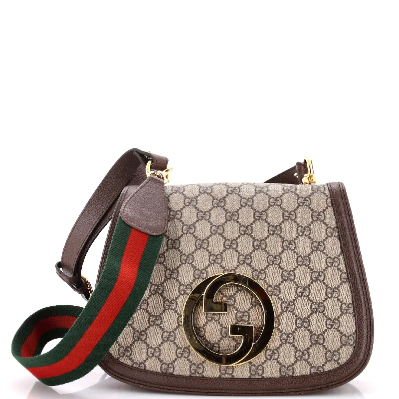 Prada handbags with a perforated leather detail for a unique and breathable designBlondie NM Top Handle Bag GG Coated Canvas Medium