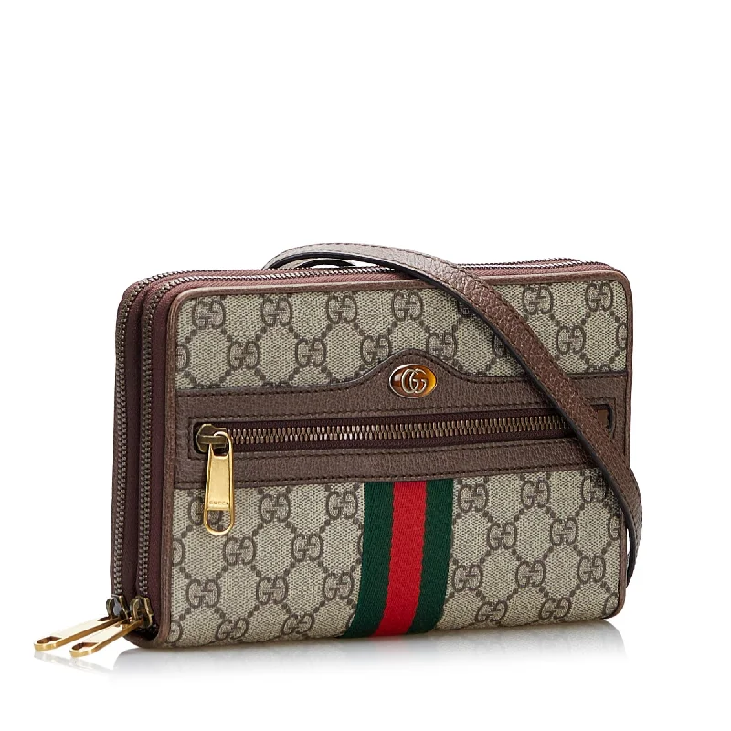 Gucci Marmont bags for women with quilted leather exteriorsGucci GG Supreme Ophidia Crossbody Bag (SHG-AxQA4C)