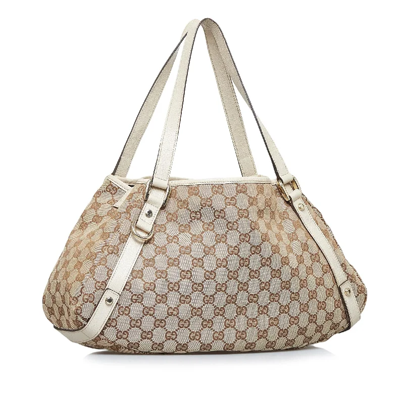 Women Gucci bags with a detachable mobile phone holderGucci GG Canvas Abbey D-Ring Shoulder Bag (7lrnKn)