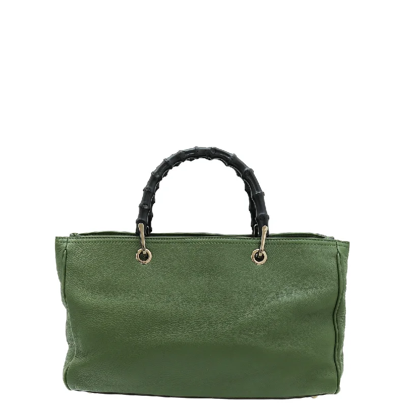 Ladies Gucci Dionysus bags in a pastel colorGucci Green Bamboo Shopper Medium Bag