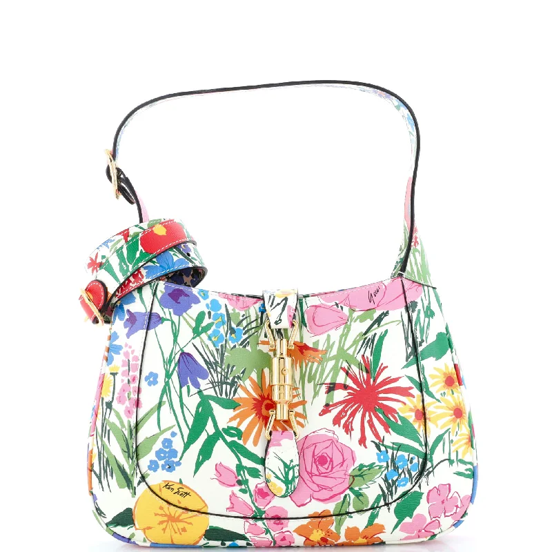 Prada crossbody bags with a printed floral pattern for a feminine touchJackie 1961 Hobo Printed Leather Small