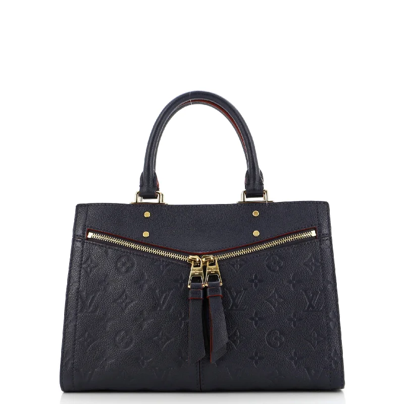 Ladies Prada shoulder bags with a single - handle design for simplicitySully Tote Monogram Empreinte Leather PM