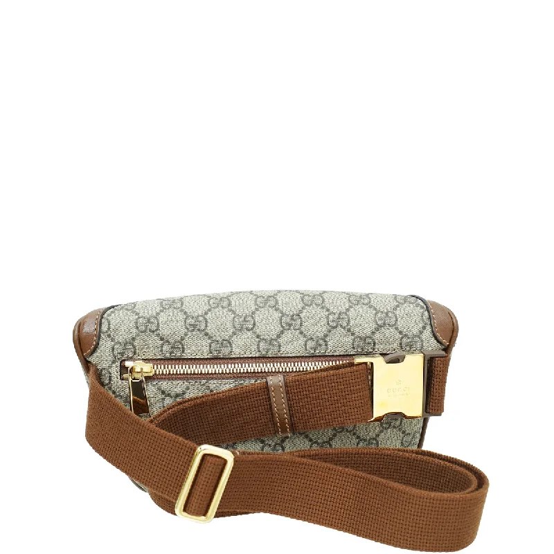 Gucci Dionysus bags for women with tiger - head claspsGucci Tricolor GG Supreme Interlocking G Belt Bag