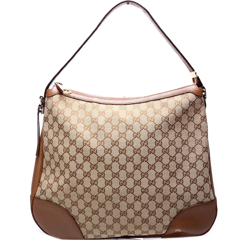 Gucci Marmont bags for women with quilted leather exteriorsBree Gucci Canvas Hobo 449244