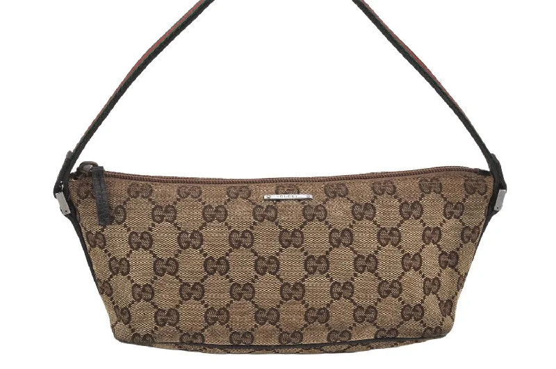 Ladies Gucci Dionysus bags in a pastel colorAuth GUCCI Web Sherry Line Hand Bag GG Canvas Leather 141809 Brown Junk 3850K