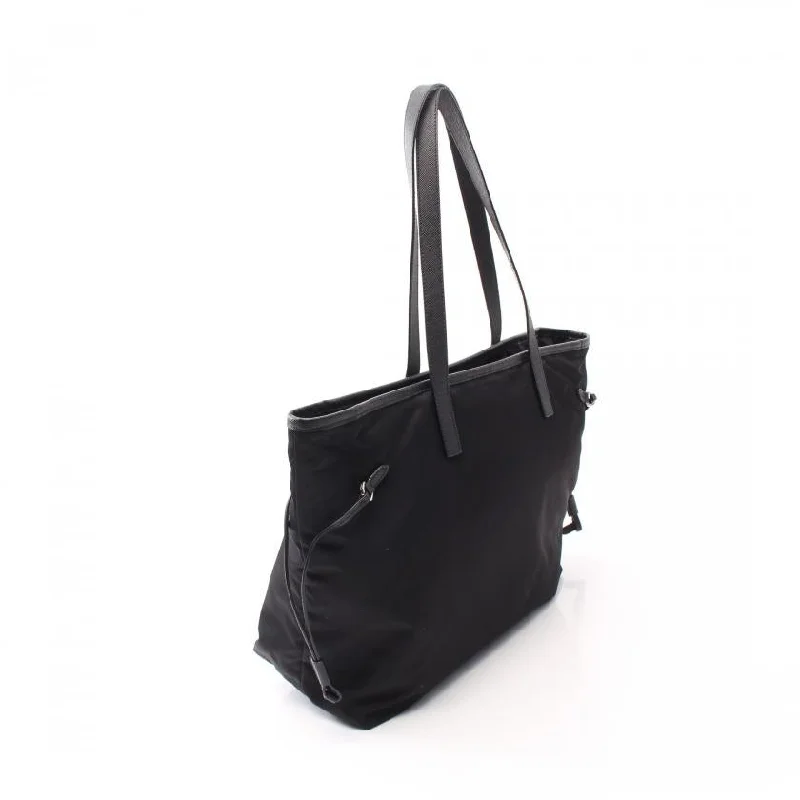 Prada Cahier bags with a detachable shoulder strap for versatile carryingPrada Vela Tote Bag, Black, Nylon