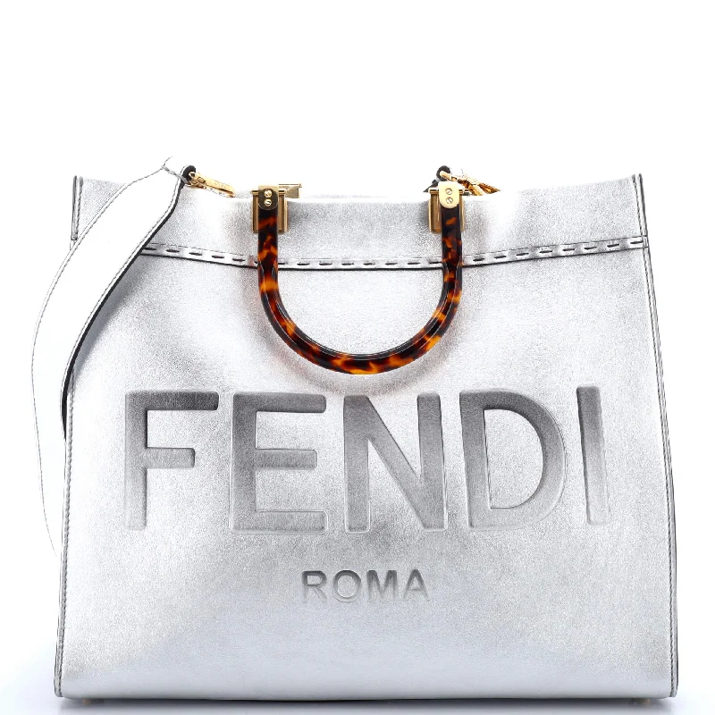 Prada Cleo bags with a contrast - colored interior for visual interestSunshine Shopper Tote Leather Medium