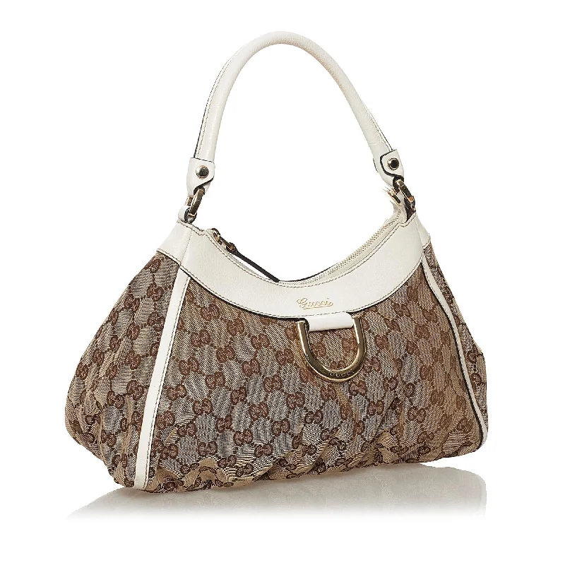 Ladies Gucci Dionysus bags with a detachable shoulder strapGucci GG Canvas Abbey D-Ring Shoulder Bag (33347)