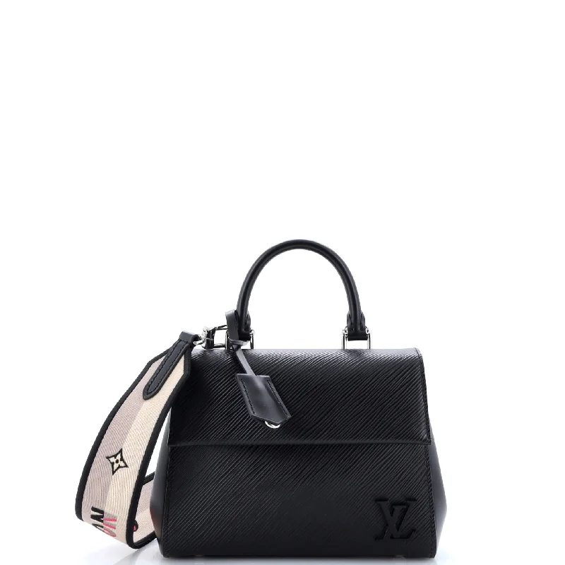 Ladies Prada Galleria bags with gold - toned hardware for a luxurious touchCluny Top Handle Bag Epi Leather Mini