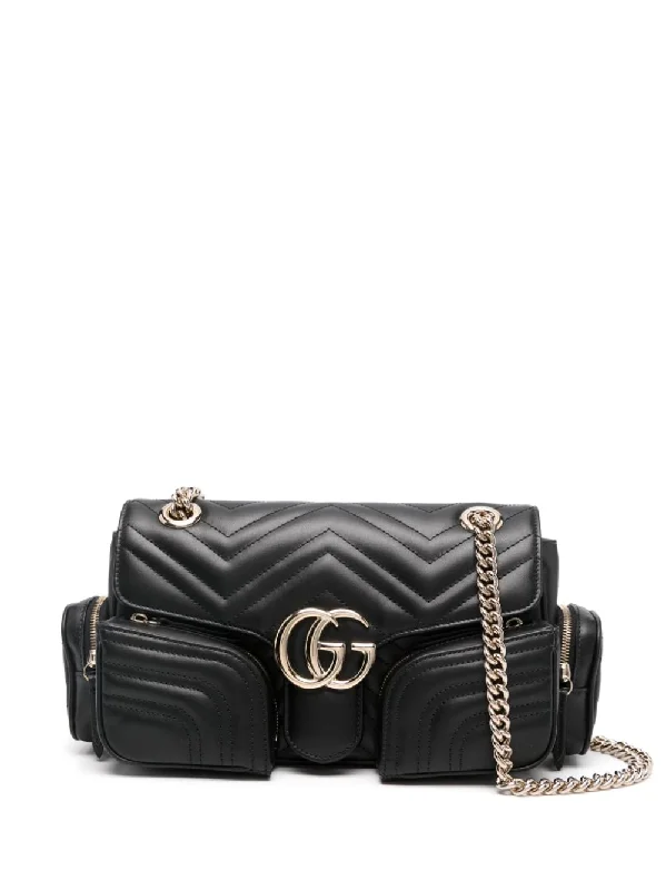 Ladies Gucci Dionysus bags with a star - shaped charmGucci Women Gg Marmont Small Leather Shoulder Bag