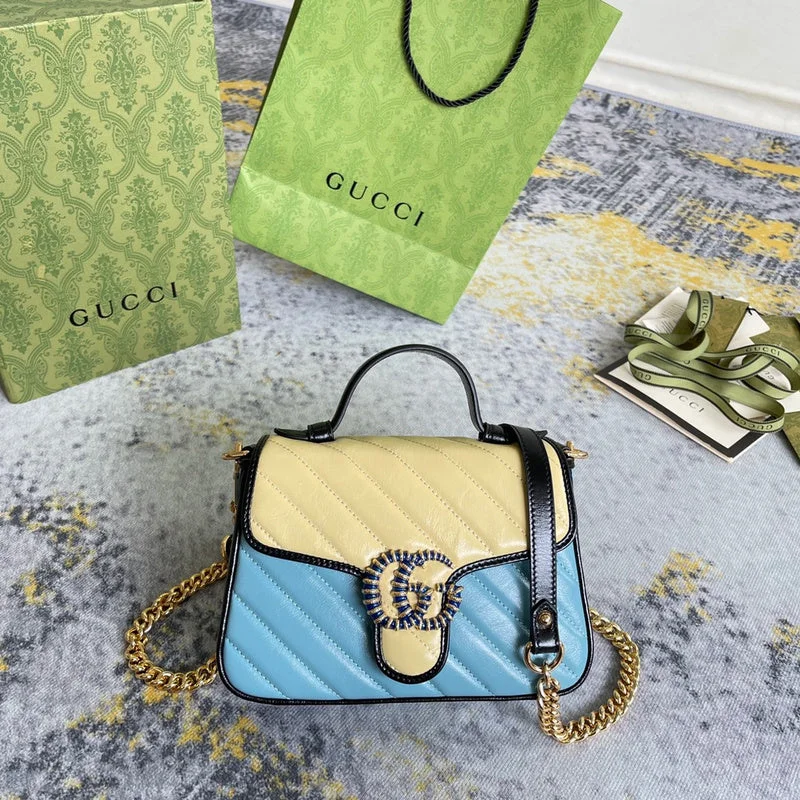 Women Gucci Sylvie bags with a crystal - embellished web stripeBC - GUCCI BAG - 2847