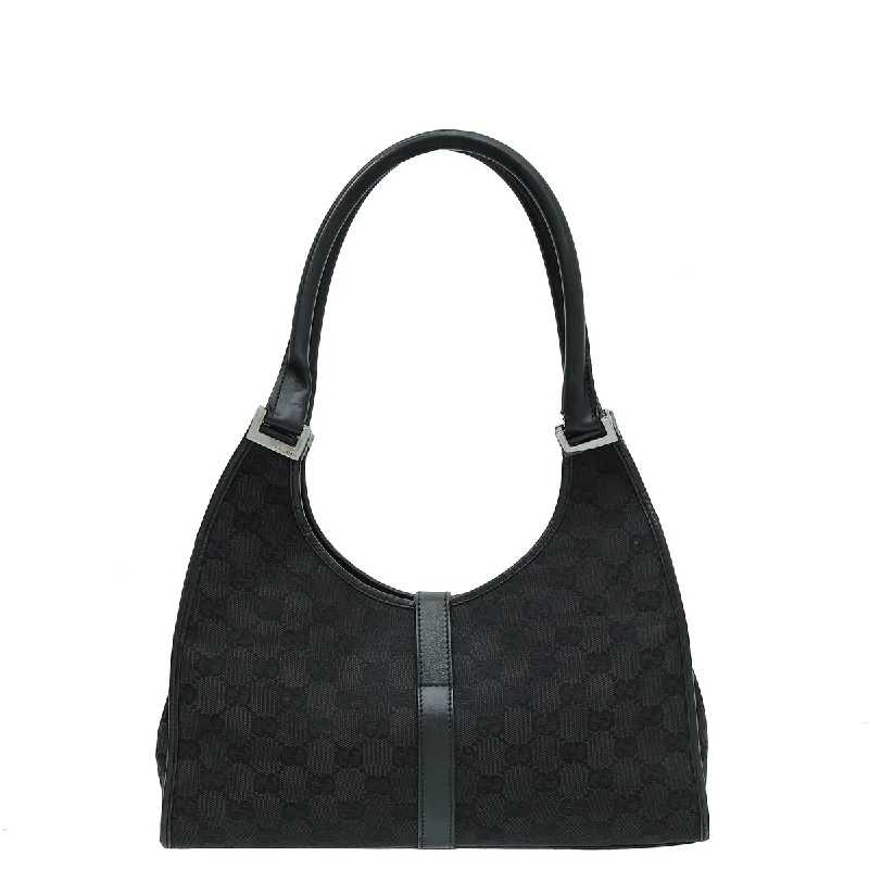 Gucci handbags for women with a back - zip pocketGucci Black GG Bardot Small Bag