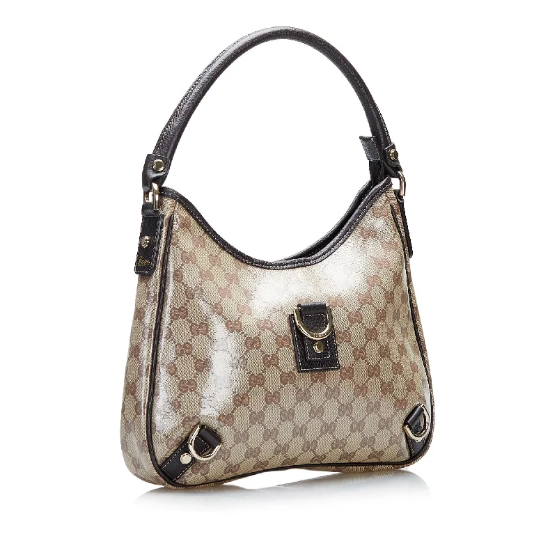 Gucci Marmont bags for women with a snakeskin - effect panelGucci GG Crystal Abbey D-Ring Shoulder Bag (SHG-8B5Ll6)