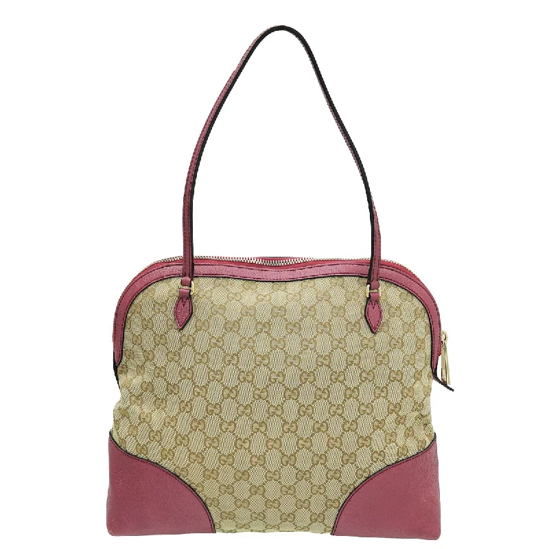 Gucci Marmont bags for women with a contrast - colored interiorGucci Bicolor GG Bree Tote Bag