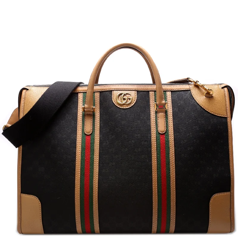 Women Gucci Sylvie bags with a detachable ribbon detailGucci Canvas Large Duffle Bag 715773