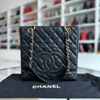 Chanel Limited Edition Handbag for CollectorsPST Caviar Petite Shopping Tote Black GHW No 11