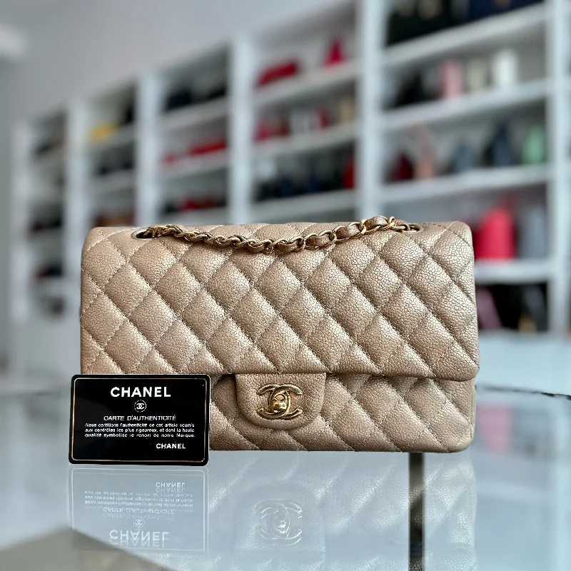 Chanel Designer Handbag with Unique DesignCaviar Gold GHW No 20