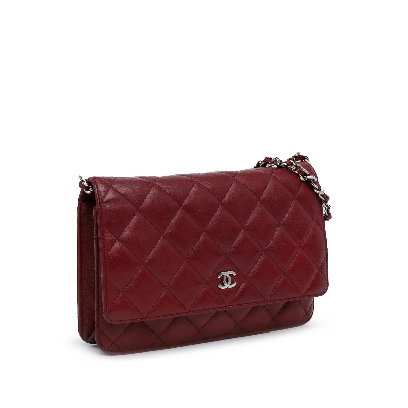 Chanel Designer Handbag with Unique DesignChanel Classic Lambskin Wallet on Chain (WFpLmz)