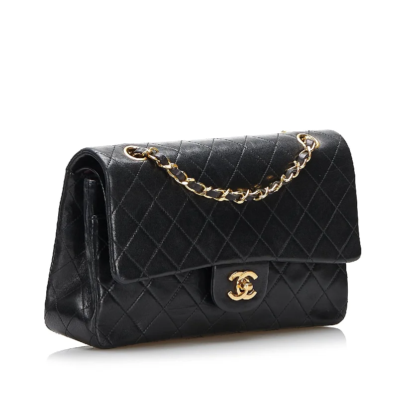 Chanel Classic Flap Bag for Evening PartyChanel Classic Medium Lambskin Double Flap Bag (szWy8L)