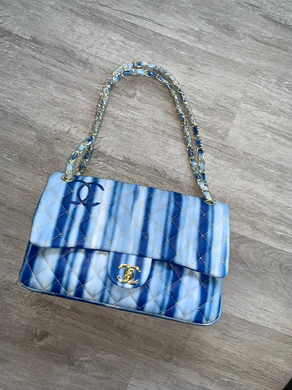 Chanel Luxury Handbag for High - End Events“Multi Blue” Chanel handbag