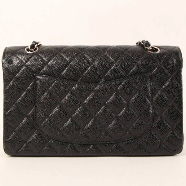 Chanel Vintage Inspired Handbag for Retro LoversCHANEL Around 2000 Made Caviar Skin Classic Flap Chain Bag 25Cm Black