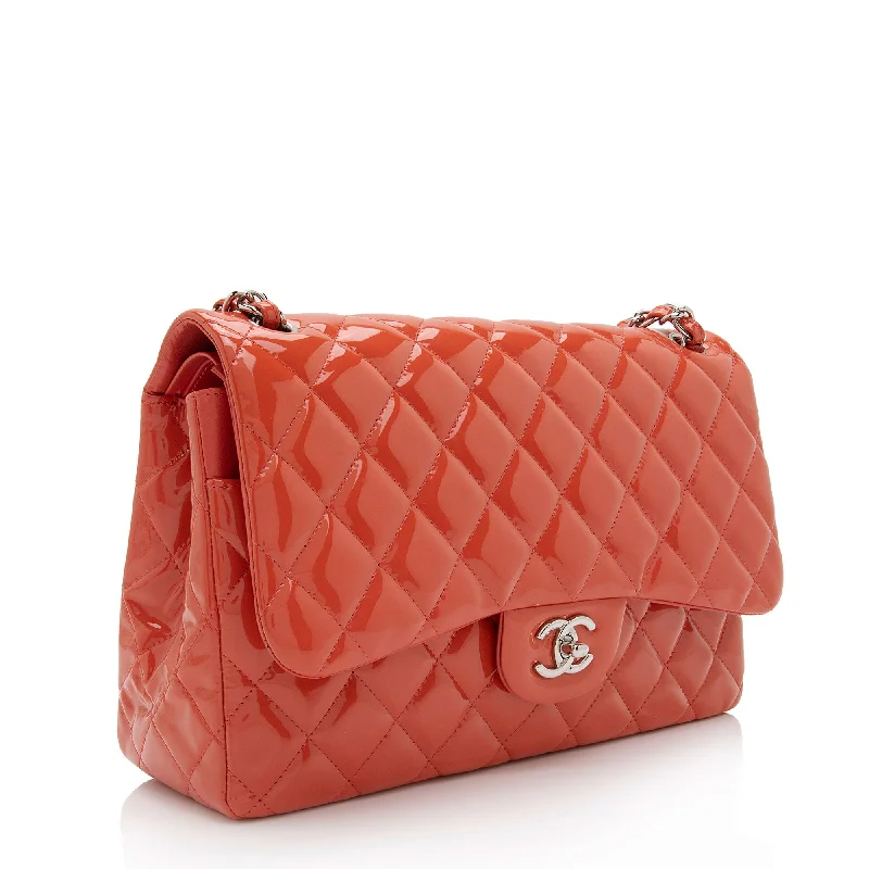 Chanel Limited Edition Handbag for CollectorsChanel Patent Leather Classic Jumbo Double Flap Bag (uTsbhj)