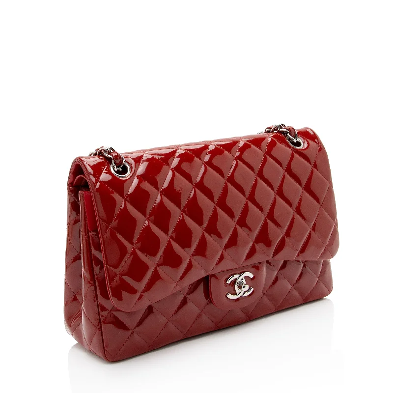 Chanel Small Crossbody Bag for TravelChanel Patent Leather Classic Jumbo Double Flap Bag (Zki3Oi)