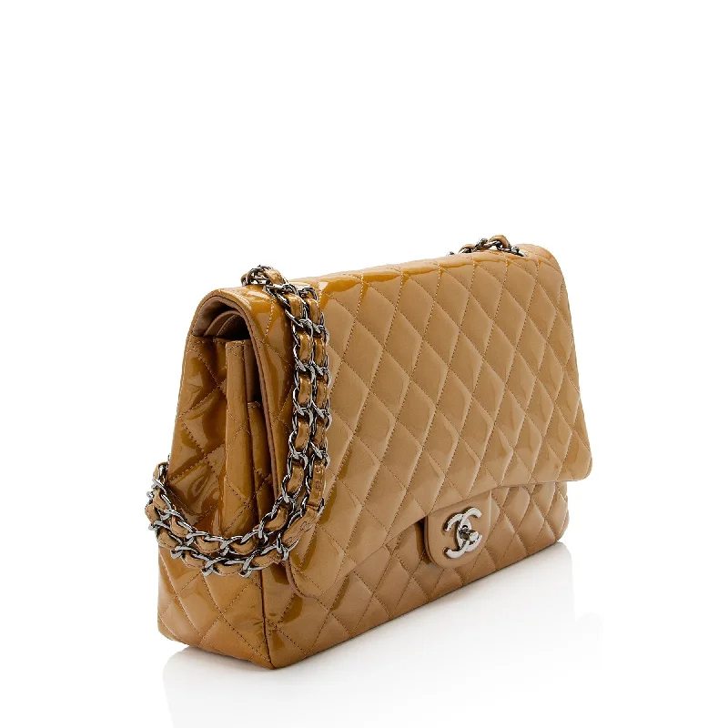 Chanel New Arrival Handbag with Gold HardwareChanel Patent Leather Classic Maxi Double Flap Bag (If9V1h)