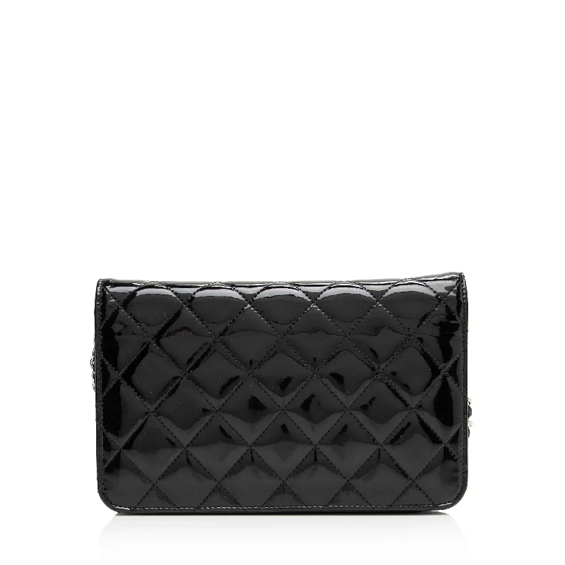 Chanel Luxury Handbag for High - End EventsChanel Patent Leather Classic Wallet on Chain Bag (Zf4IIp)