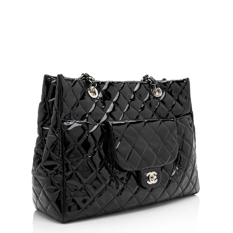 Chanel Limited Edition Handbag for CollectorsChanel Patent Leather Coco Shine Large Tote (23461)