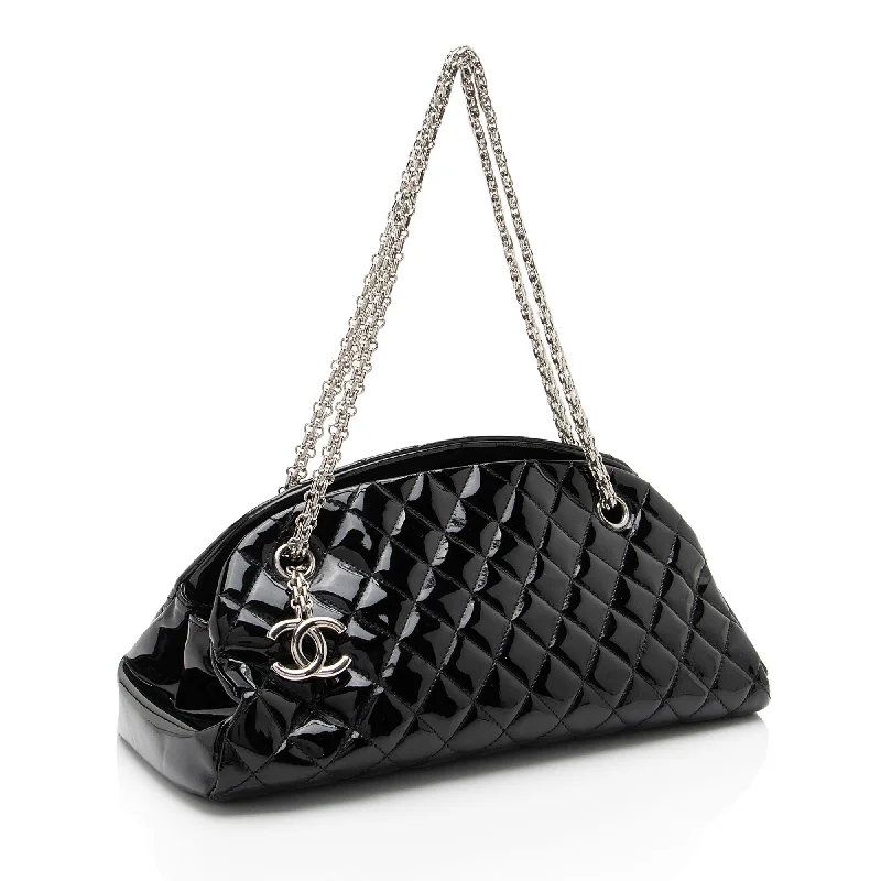 Chanel Limited Edition Handbag for CollectorsChanel Patent Leather Just Mademoiselle Bowler Bag (HYGAdd)