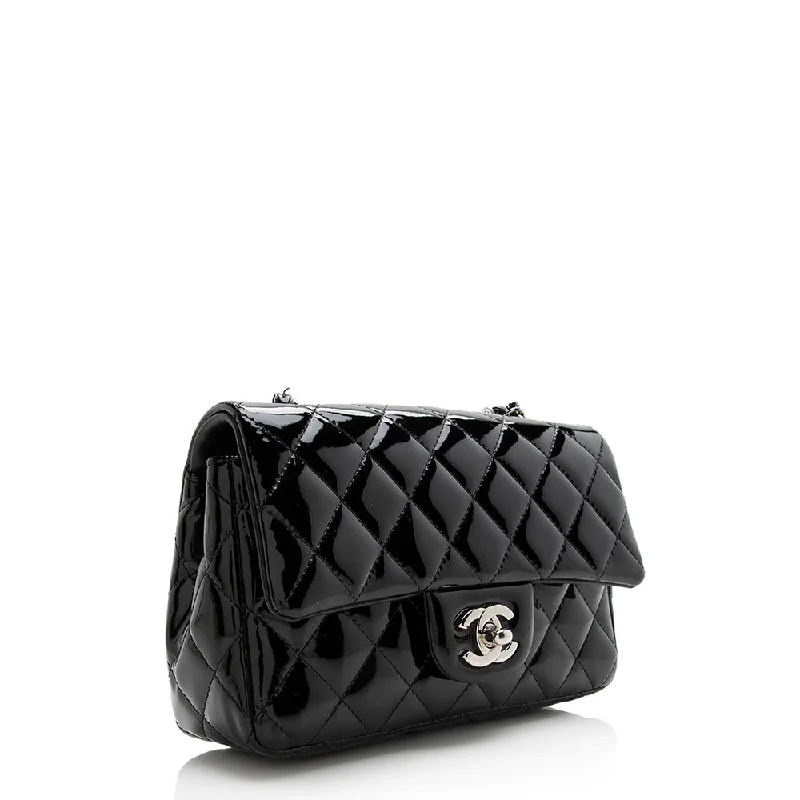 Chanel Chain Strap Handbag for Everyday UseChanel Patent Leather Rectangular Mini Flap Bag (21763)