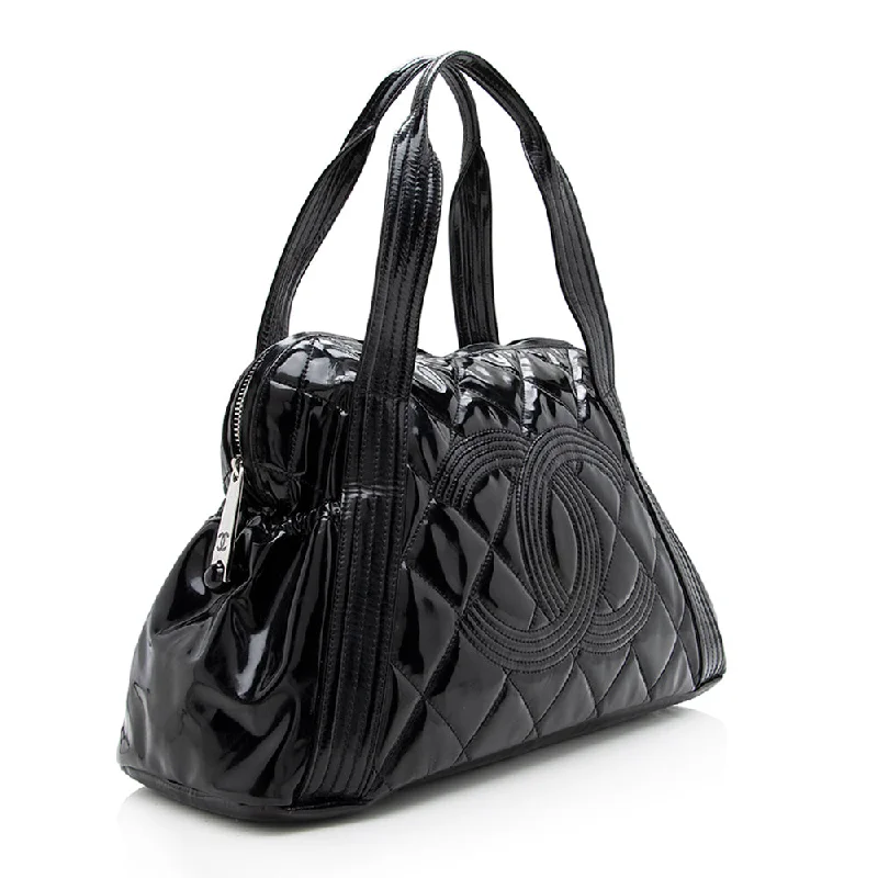 Chanel Classic Flap Bag for Evening PartyChanel Patent Vinyl Paris-Shanghai CC Shopping Tote (18793)